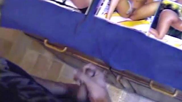 Getting ready to stroke one out, straight boy Ric grabs some lube, a towel and a porn magazine. After he pulls his hard cock out and looks at the naked girl pics a helping hand reaches in to give him an assist.