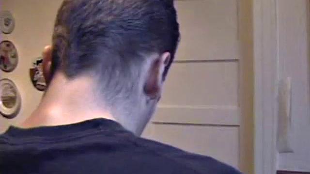 Getting ready to stroke one out, straight boy Ric grabs some lube, a towel and a porn magazine. After he pulls his hard cock out and looks at the naked girl pics a helping hand reaches in to give him an assist.