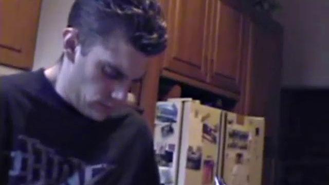 Getting ready to stroke one out, straight boy Ric grabs some lube, a towel and a porn magazine. After he pulls his hard cock out and looks at the naked girl pics a helping hand reaches in to give him an assist.