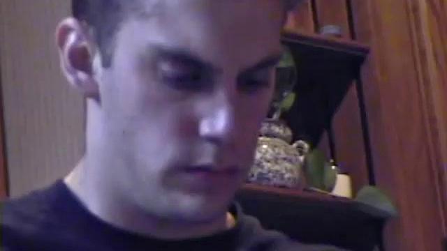 Getting ready to stroke one out, straight boy Ric grabs some lube, a towel and a porn magazine. After he pulls his hard cock out and looks at the naked girl pics a helping hand reaches in to give him an assist.