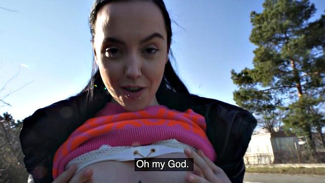 Inked euro slut got picked up and fucked