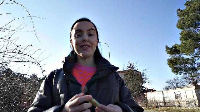 Inked euro slut got picked up and fucked