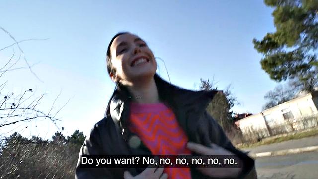 Inked euro slut got picked up and fucked