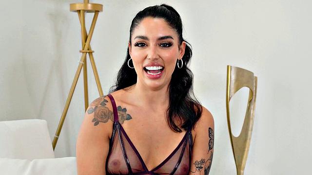 Throated - Vanessa Sky's Messy And Juicy Blojob