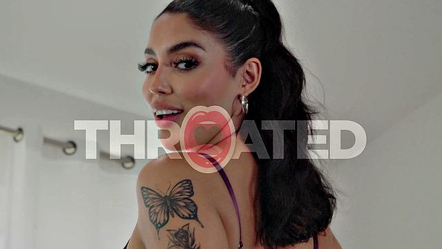 Throated - Vanessa Sky's Messy And Juicy Blojob