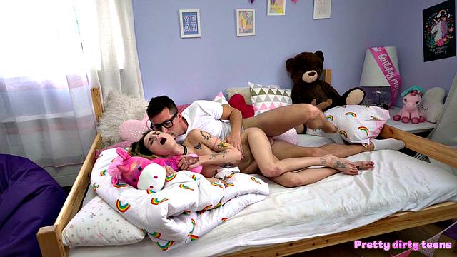 19 Year Old Tattooed Teen Goes All The Way