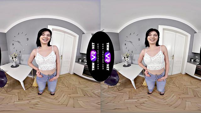 Vivid solo orgasm on a chair