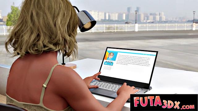 Futa3dX - Redhead Babe Gets Pounded By Futa Cock