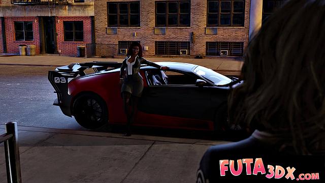 Futa3dX - Redhead Babe Gets Pounded By Futa Cock