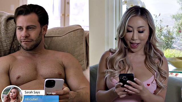 Tit Jizzed Asian Amateur Fucks New Random Guy