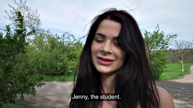 Public 21yo fucked in POV by dirty wild fucker