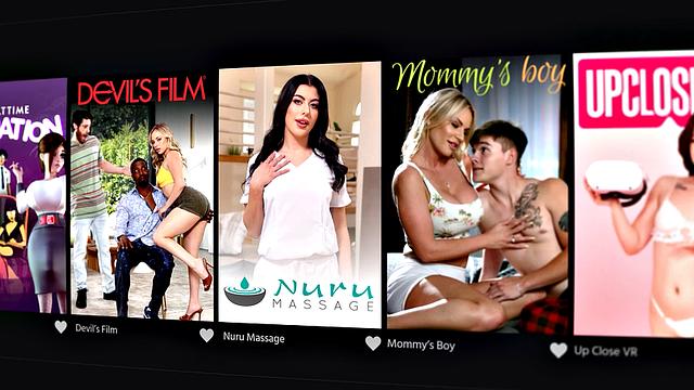 DEVILS FILM - Gorgeous Gal Ritchie Gets Horny While Watching Her Nudist Neighbor So She Fucks Him