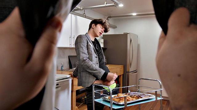 Nympho stud fucked in ass by nice male dick