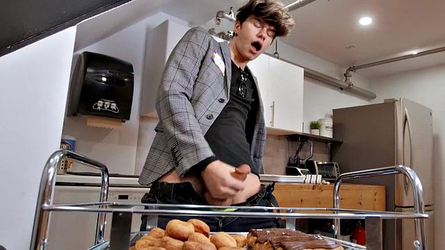 Nympho stud fucked in ass by nice male dick