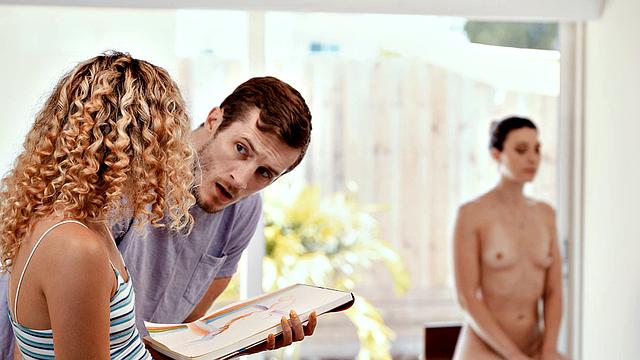 Teen Creeper Allie Addison - Painter Gets Controlled