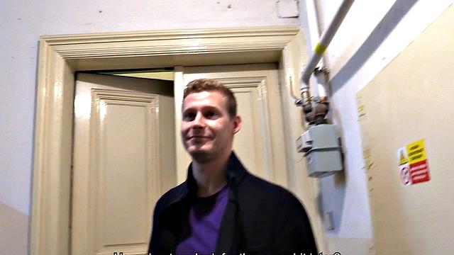 Real pulled straight dude riding guy's cock in POV