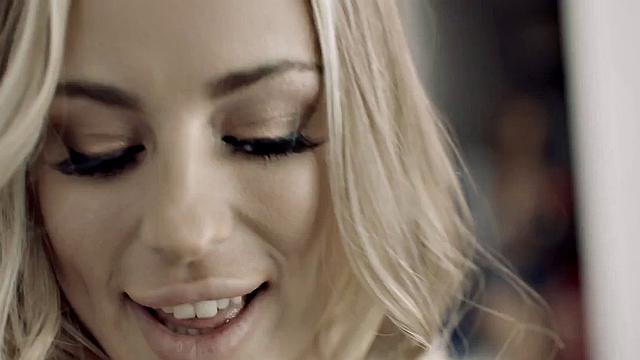 Seductive babe gets doggystyled in 3some