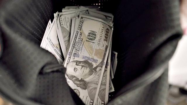 Seductive babe gets doggystyled in 3some