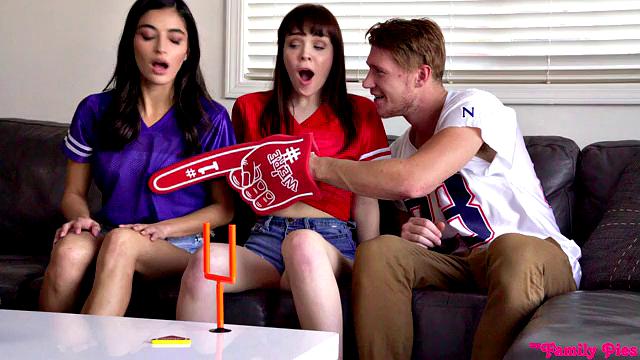 Super Sunday With My Step Sis And Friend - S12:E1