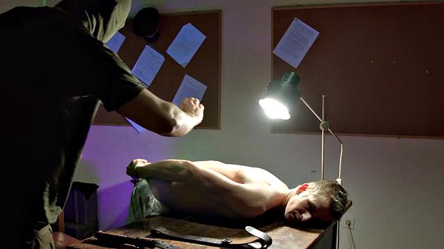 Sargent Cutler is interrogating Thomas for any useful information he may have