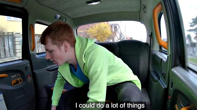 Bigbreasts taxi driver sucks in POV before backseat sex