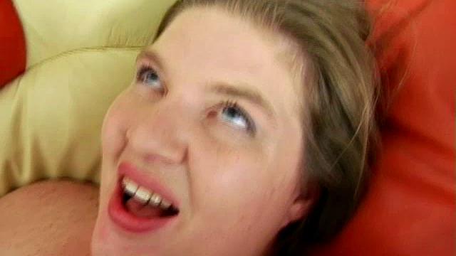 BBW Charlly Spreading For Black Cock