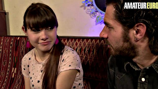 LA NOVICE - Luna Rival and Mickael Cheritto - Hardcore Afternoon For A Teen Brunette