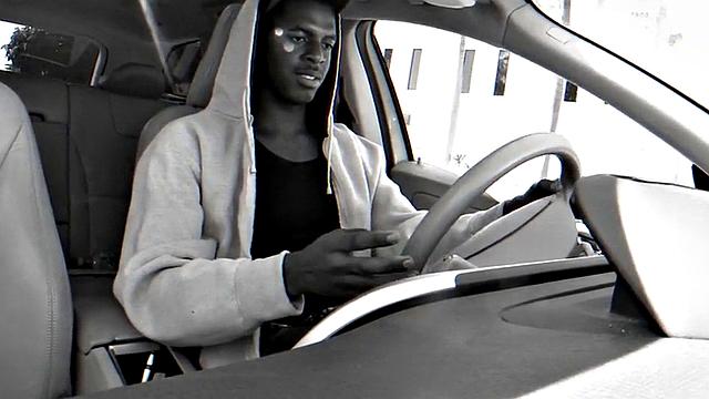 Ebony Thug pulled and fucked by white top in store