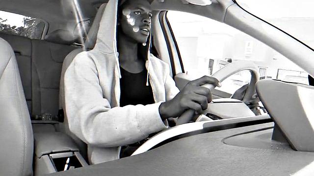 Ebony Thug pulled and fucked by white top in store