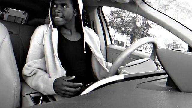 Ebony Thug pulled and fucked by white top in store