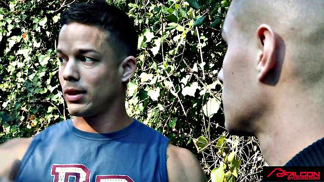 FalconStudios - Shy Jock Pledge Meets, Sucks And Fucks The Cock OF INITIATION