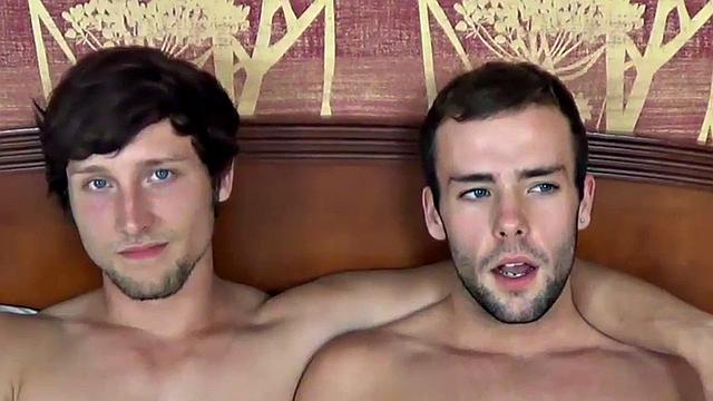 Bareback loving stud rimmed and fucked by boyfriend after casting