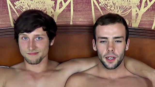 Bareback loving stud rimmed and fucked by boyfriend after casting