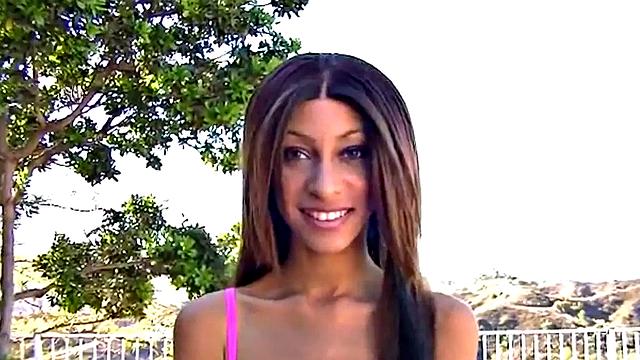 Tiny trisha getting analyzed hard and deep