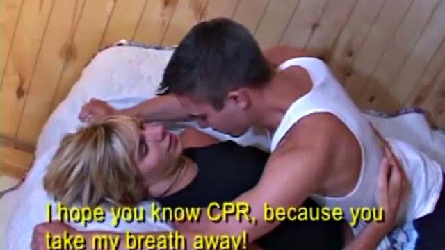 KC Morgan and real life boyfriend Mitch Hart are back. The boys start dry humping and wrestling. Underwear gets peeled off and they switch off sucking. The action gets hotter when KC lubes up and fucks Mitch in a couple of positions.