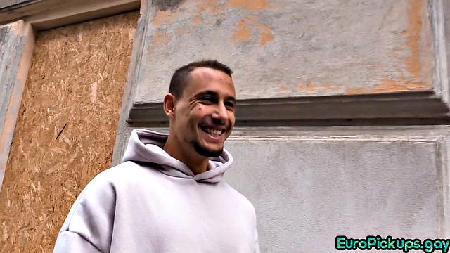 Pulled jock stretching his hairy asshole