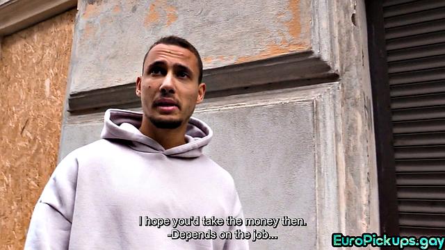 Pulled jock stretching his hairy asshole