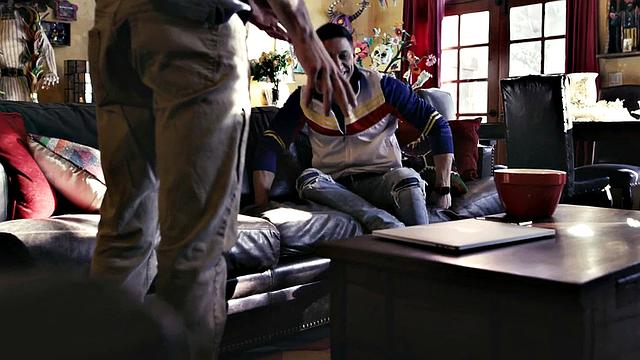 Taboo stepbro barebacked by tattooed stud to cumshot