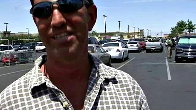 Busty BBW Roxy Flashing in Backseat