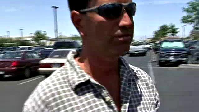 Busty BBW Roxy Flashing in Backseat