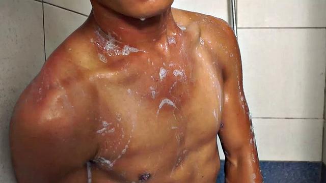 Welcome to our super sexy twink Argie. Today he is solo and will show us how he loves to work his cock. He spends the first part of the scene wanking outdoors. Then we go inside for self anal penetration with a dildo.