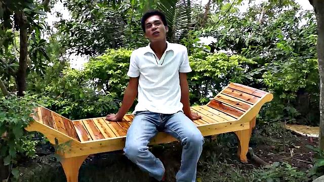 Welcome to our super sexy twink Argie. Today he is solo and will show us how he loves to work his cock. He spends the first part of the scene wanking outdoors. Then we go inside for self anal penetration with a dildo.