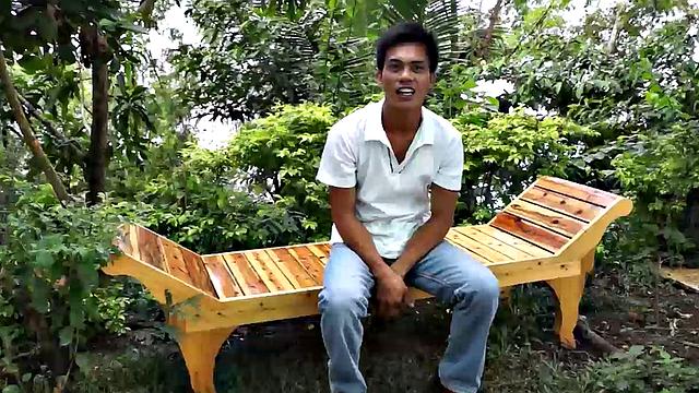 Welcome to our super sexy twink Argie. Today he is solo and will show us how he loves to work his cock. He spends the first part of the scene wanking outdoors. Then we go inside for self anal penetration with a dildo.