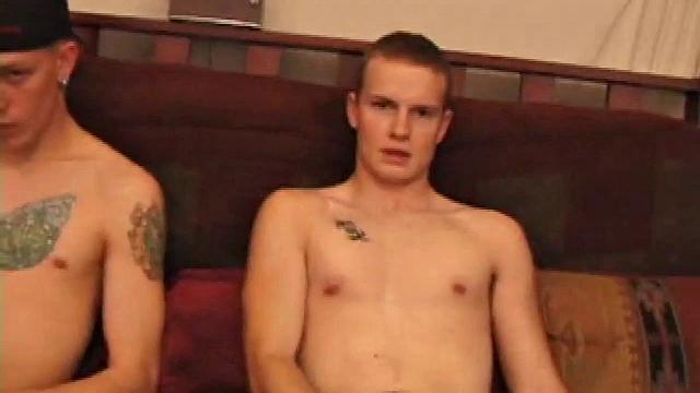 Shane hooks up with Lex Python, who is also straight, but curious. Shane and Lex work on themselves solo for a while, before curiosity gets the best of Lex. He reaches over and grabs Shane, even putting it in his mouth for a bit.