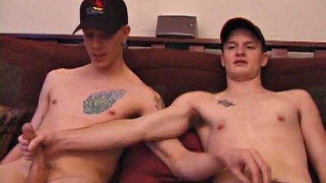 Shane hooks up with Lex Python, who is also straight, but curious. Shane and Lex work on themselves solo for a while, before curiosity gets the best of Lex. He reaches over and grabs Shane, even putting it in his mouth for a bit.