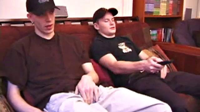 Shane hooks up with Lex Python, who is also straight, but curious. Shane and Lex work on themselves solo for a while, before curiosity gets the best of Lex. He reaches over and grabs Shane, even putting it in his mouth for a bit.