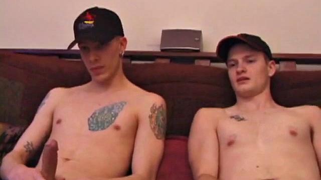 Shane hooks up with Lex Python, who is also straight, but curious. Shane and Lex work on themselves solo for a while, before curiosity gets the best of Lex. He reaches over and grabs Shane, even putting it in his mouth for a bit.