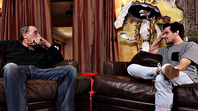 Blonde MILF Christie Stevens fucks her hot stepson in front of her husband!