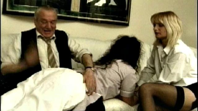 Grumpy Man Gets Paddle Happy