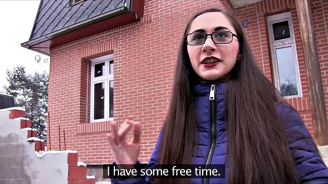 Cum Dribble for Russian Journalist